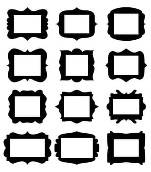 empty frame vector symbol icon design.