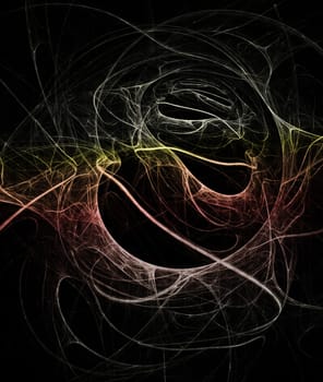 abstract yin yang concept background, beautiful banner wallpaper design illustration