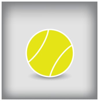 Tennis ball icon - Vector