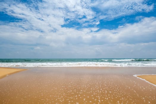 Kite surf in Kalpitiya beach, Sri Lanka