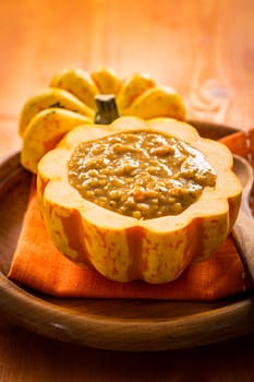 Pumpkin soup for Thanksgiving