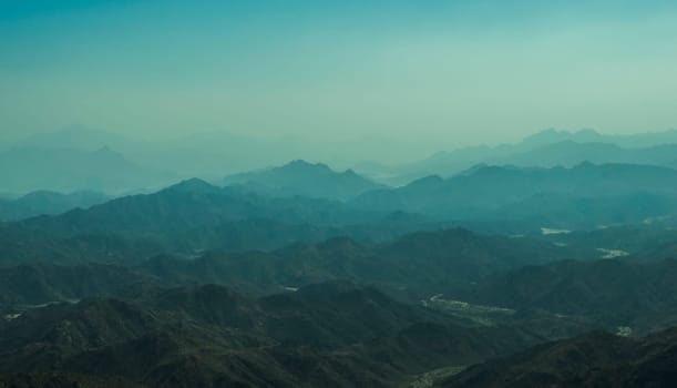 Al Hada Mountain in Taif City, Saudi Arabia with Beautiful View of Mountains
