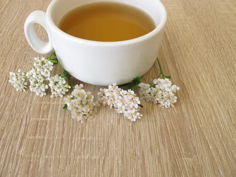 Herbal tea with yarrow