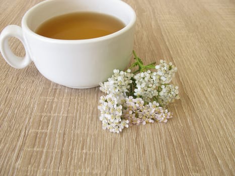 Herbal tea with yarrow