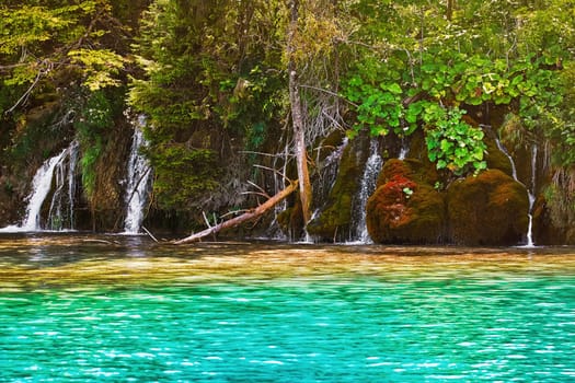Waterfalls in Plitvice Lakes National Park, Croatia