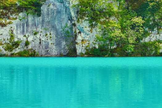 Lakes in the Plitvice National Park, Croatia
