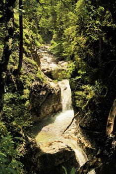 River in the Tyrolean Alps in drinking water quality