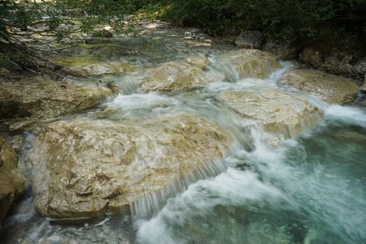 River in the Tyrolean Alps in drinking water quality