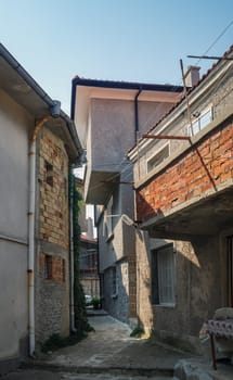 Sozopol, Bulgaria - September 03, 2014: Old town of Sozopol at Black Sea, Bulgaria.