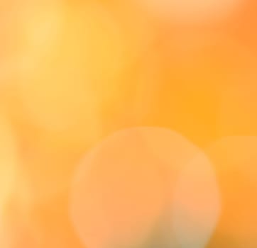 Yellow bokeh abstract background of de-focused Christmas lights