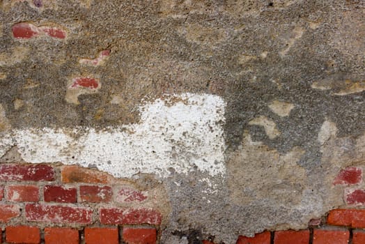 Old brick wall as background