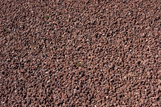 Background consist of full of little pebbles