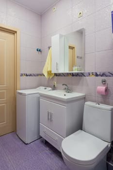 Interior of the toilet room