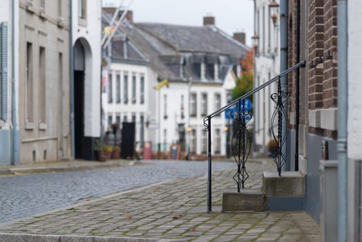 historic city of Thorn in the netherlands, known for its white houses