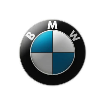 Taipei, Taiwan - Oct 3, 2017 : 3d rendering BMW logo, BMW is a German automobile manufacturer
