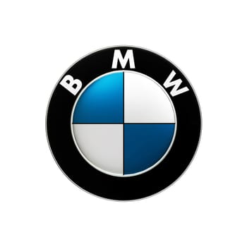 Taipei, Taiwan - Oct 3, 2017 : 3d rendering BMW logo, BMW is a German automobile manufacturer