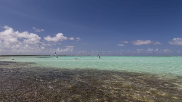 Bonaire island Caribbean sea windsurf lagoon Sorobon