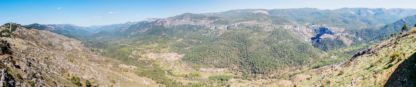 Puerto de las palomas viewpoint in Sierra de Cazorla, Jaen, Spain