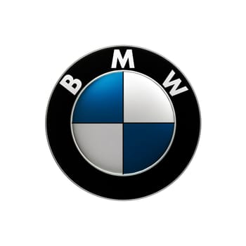 Taipei, Taiwan - Oct 3, 2017 : 3d rendering BMW logo, BMW is a German automobile manufacturer