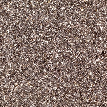 Background and texture of chia seed