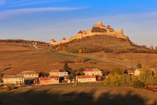 Medieval Rupea citadel first attested in 1324 is one of the oldest archaeological sites in Romania