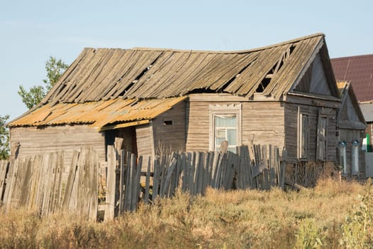 Abandoned house in the village