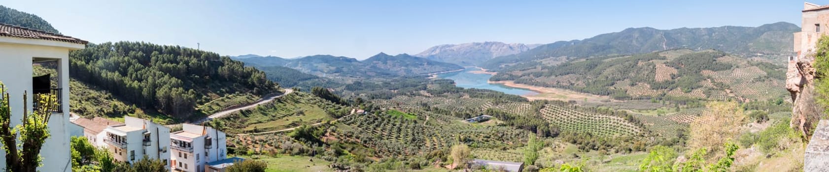 Guadalquivir river view, Tranco de Bea reservoir, Hornos de segura, Jaen, Spain