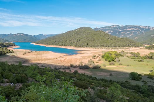 Rodriguez de la fuente lookout, Tranco reservoir, Cabeza de la viña Island, Cazorla, Jaen, Spain