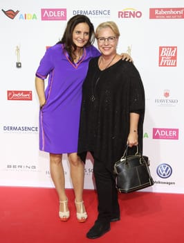 Elisabeth Lanz and Katerina Jacob ,. Goldene Bild der Frau 2017 Award ceremony at the AIDA Prima in Hamburg ,21.10.2016..