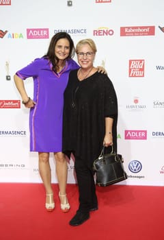 Elisabeth Lanz and Katerina Jacob ,. Goldene Bild der Frau 2017 Award ceremony at the AIDA Prima in Hamburg ,21.10.2016..