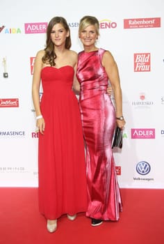 Barbara Hahlweg with daughter Franka Hahlweg ,. Goldene Bild der Frau 2017 Award ceremony at the AIDA Prima in Hamburg ,21.10.2016..