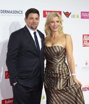 Tim Maelzer and Eva Habermann,. Goldene Bild der Frau 2017 Award ceremony at the AIDA Prima in Hamburg ,21.10.2016..