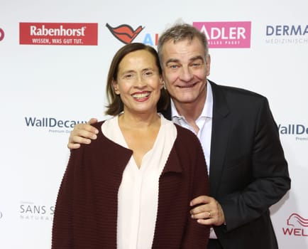 Heinrich Schafmeister with his wife Jutta Schafmeister.Golden picture of the woman 2017 Award ceremony at the AIDA Prima in Hamburg ,21.10.2016..