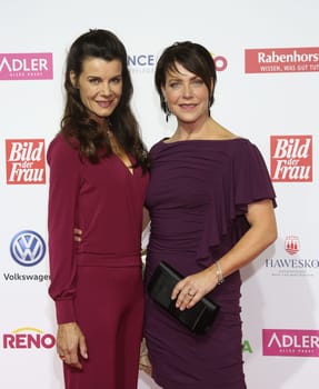 Nicola Tiggeler and Janina Hartwig,. Goldene Bild der Frau 2017 Award ceremony at the AIDA Prima in Hamburg ,21.10.2016..
