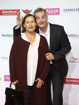 Heinrich Schafmeister with his wife Jutta Schafmeister.Golden picture of the woman 2017 Award ceremony at the AIDA Prima in Hamburg ,21.10.2016..