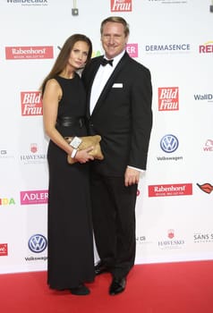 Christian von Boetticher and Julia Schumacher,. Goldene Bild der Frau 2017 Award ceremony at the AIDA Prima in Hamburg ,21.10.2016..