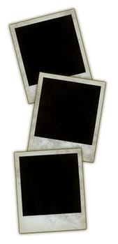 instant picture frame on white background