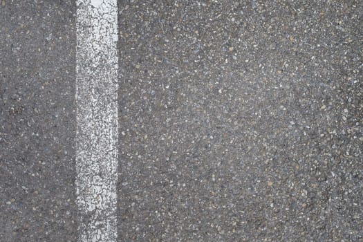 Flooring grey with coarse structure and line white