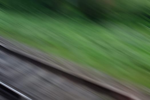 Abstract movement as wiper green and rail as speed