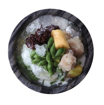 Lod Chong Dessert Set. Chiness dessert.Clipping path (Dicut around Object) for work.