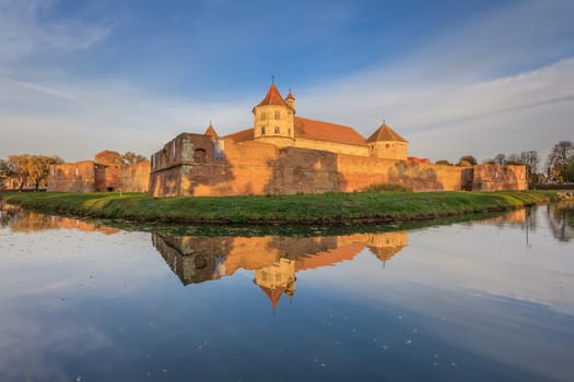 Fagaras citadel built in Transylvania in XVth century.