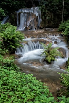 pong nam dang waterfall at chiang mai, thailand
