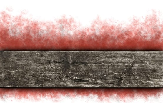 old wooden board on grunge background