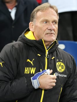 Managing Director Hans-Joachim Watzke (Borussia Dortmund) at the DFB Cup match 1.FC Magdeburg - Borussia Dortmund on 24.10.2017
