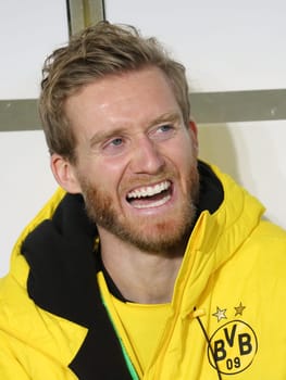 Andre Schürrle ( Borussia Dortmund) at the DFB-Pokal match 1.FC Magdeburg - Borussia Dortmund on 24.10.2017