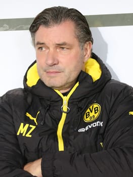 Sporting Director Michael Zorc ( Borussia Dortmund) at the DFB-Pokal match 1.FC Magdeburg - Borussia Dortmund on 24.10.2017