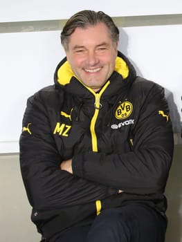 Sporting Director Michael Zorc ( Borussia Dortmund) at the DFB-Pokal match 1.FC Magdeburg - Borussia Dortmund on 24.10.2017