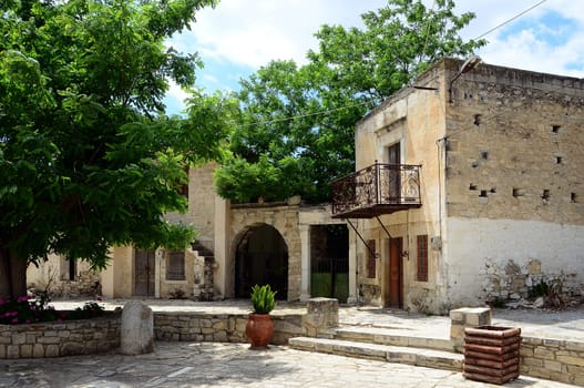 Mountain village in Crete