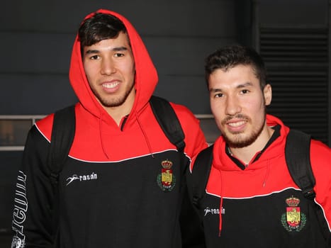 Daniel Dujshebaev and Alex Dujshebaev (Spain,KS Kielce ) at the men's international match Germany against Spain on 28.10.2017 in Magdeburg
