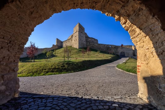 Rupea fortress, Brasov county, Romania. Medieval saxon landmark of Transylvania